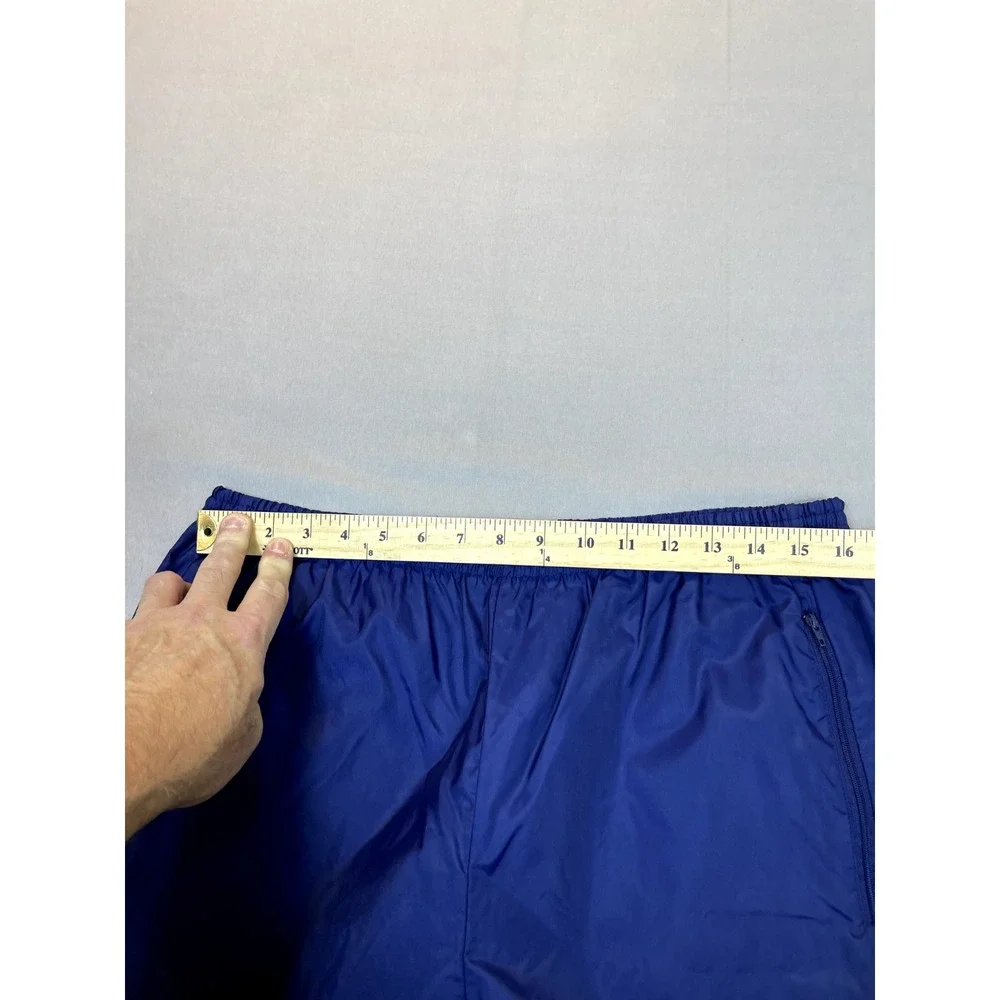Nike‎ Blue Windbreaker Pants Large Joggers.Vintage 90s Gray Tag Ankle Zip